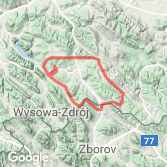 Mapa VI Piknik Rowerowy, Radocyna 2011 - dzień 2